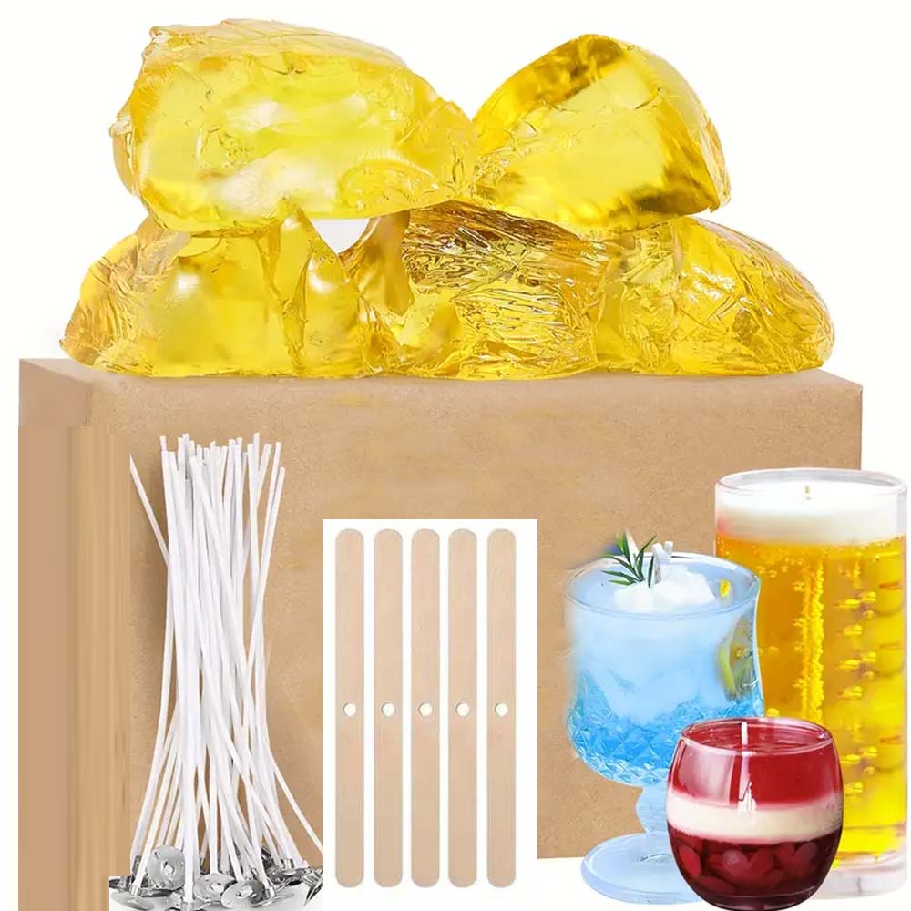 Candle Making Workshop - 200g Yellow Clear Gel Jelly Wax