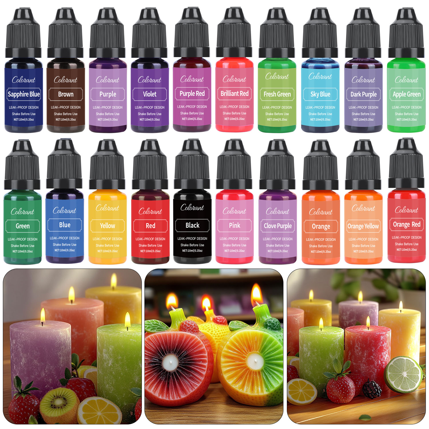 Candle Making Wax Melter - Liquid Candle Dye For Soy Wax