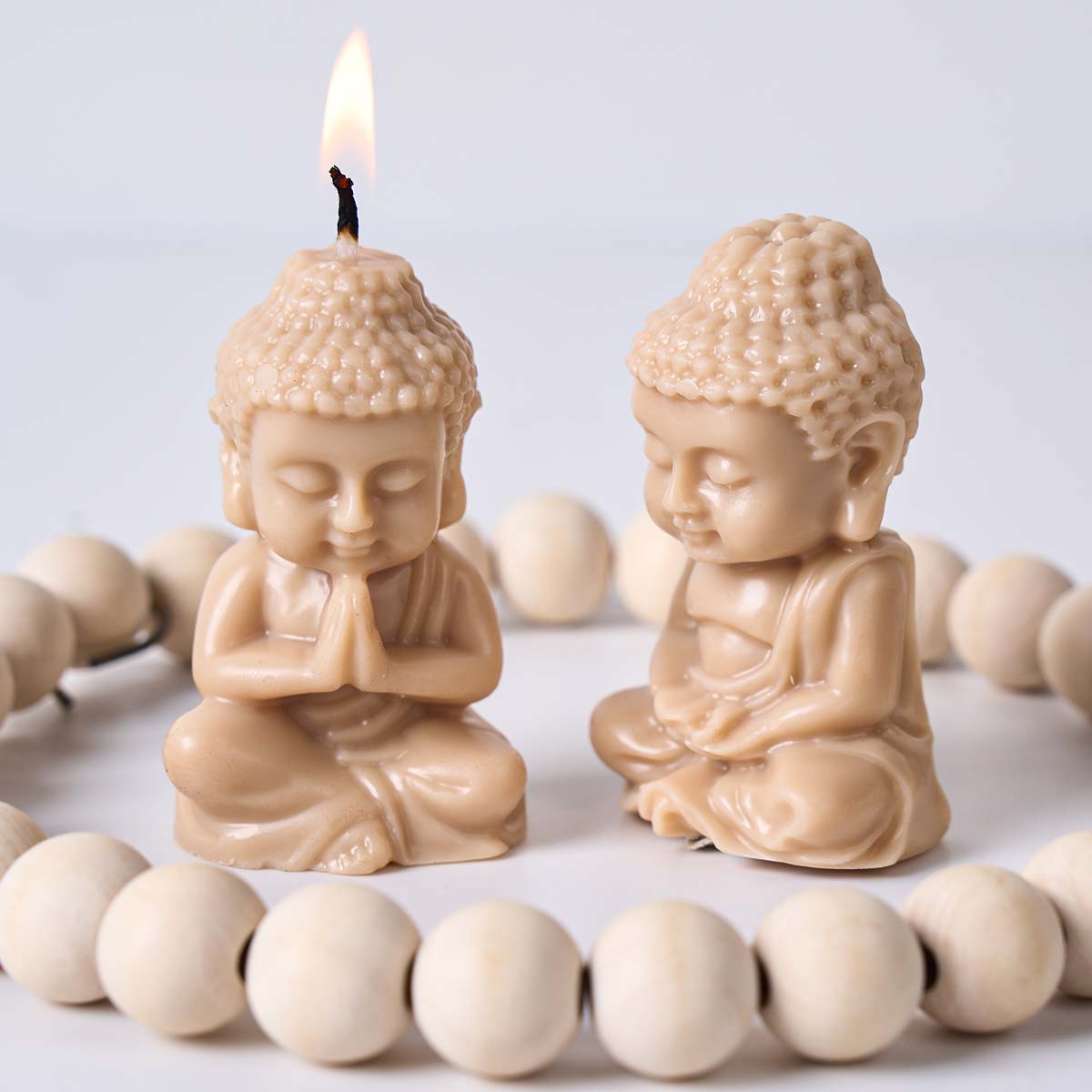 3D Buddha Silicone Candle Mold - Candle Making Process ulasan dan harga