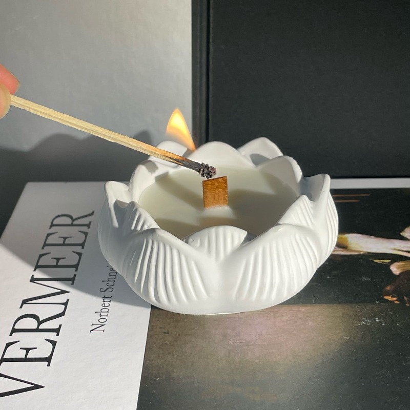 3D Lotus Candle Holder Silicon - Candle Making Process ulasan dan harga