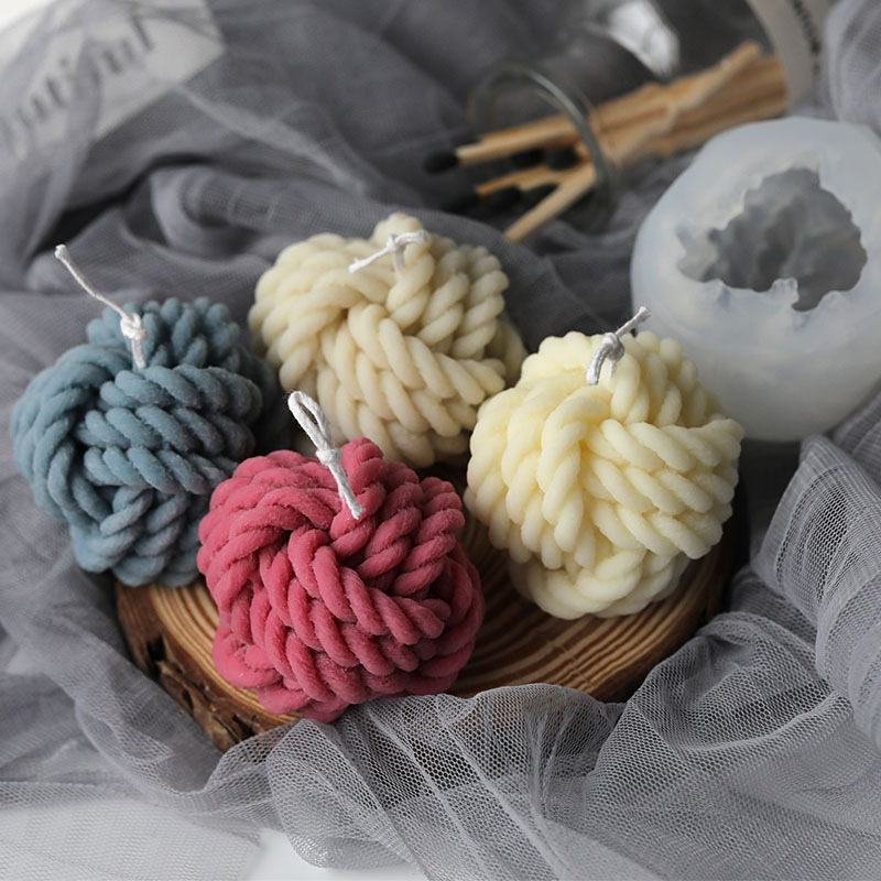 3D Wool Shape Candle Mold Scen - Candle Making Tips ulasan dan harga