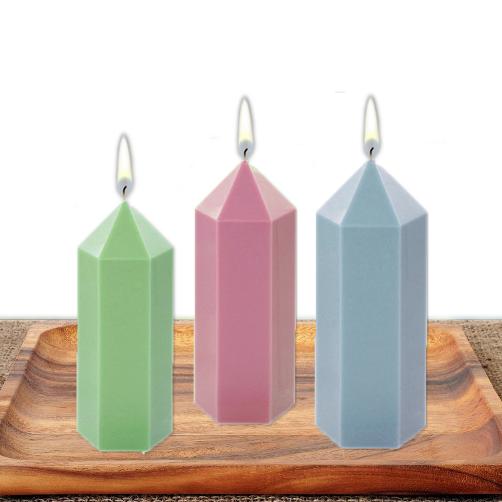 3D Hexagonal Column Candle Mol - Candle Making Workshop ulasan dan harga