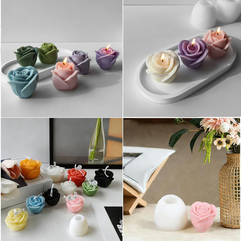 2Only3DRose silicone mold，Used - Candle Making Process ulasan dan harga