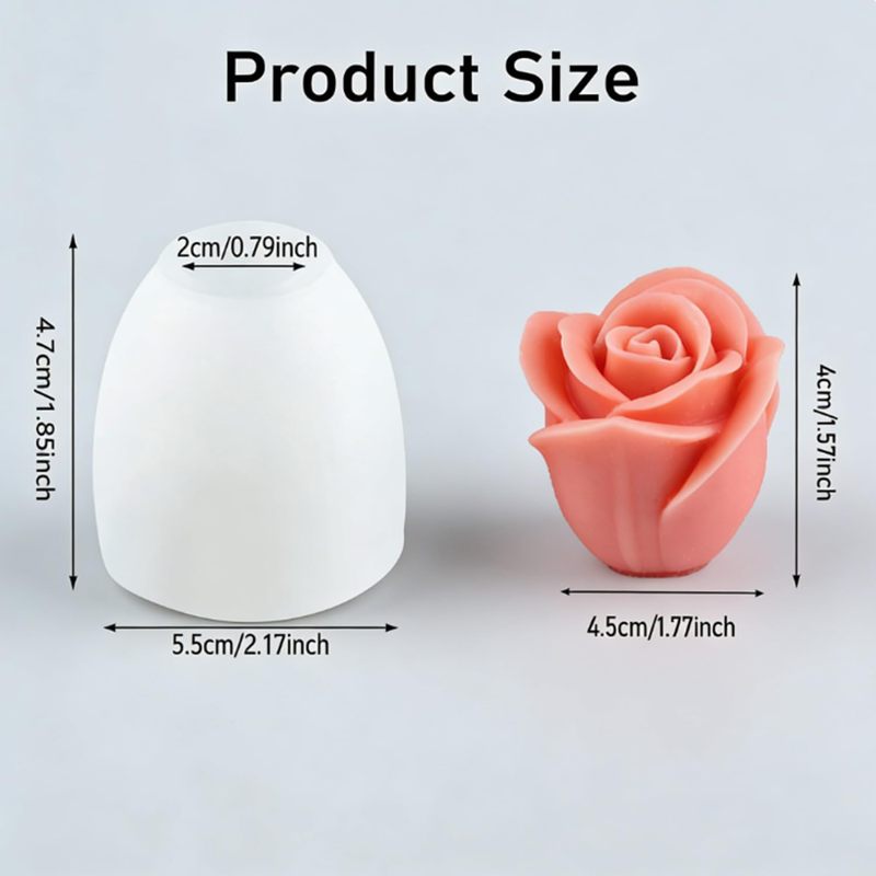 2Only3DRose silicone mold，Used - Candle Making Process ulasan dan harga