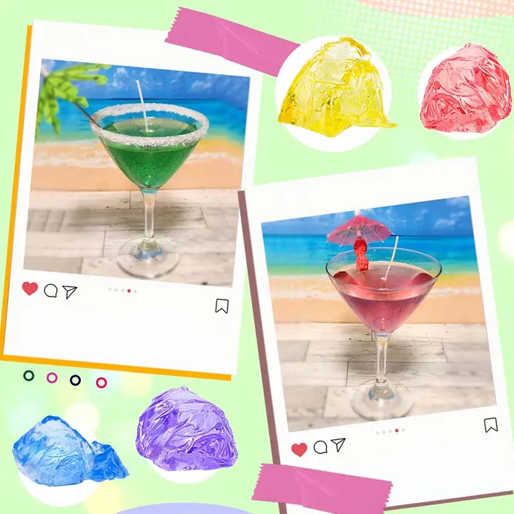 200g Yellow Clear Gel Jelly Wa - Candle Making Workshop ulasan dan harga