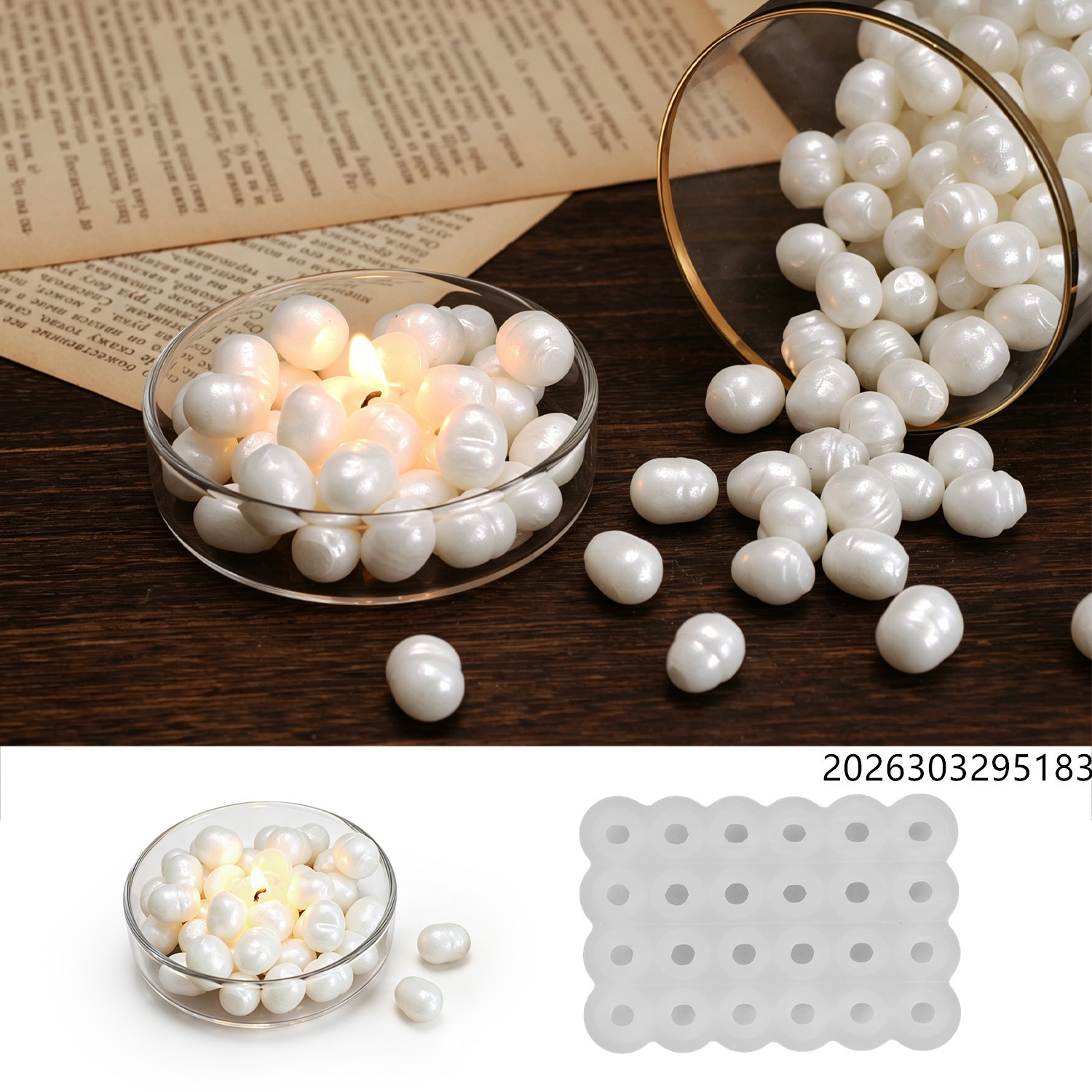 Healing Ocean Pearl Mirror Wax - Candle Making Wax Melter ulasan dan harga