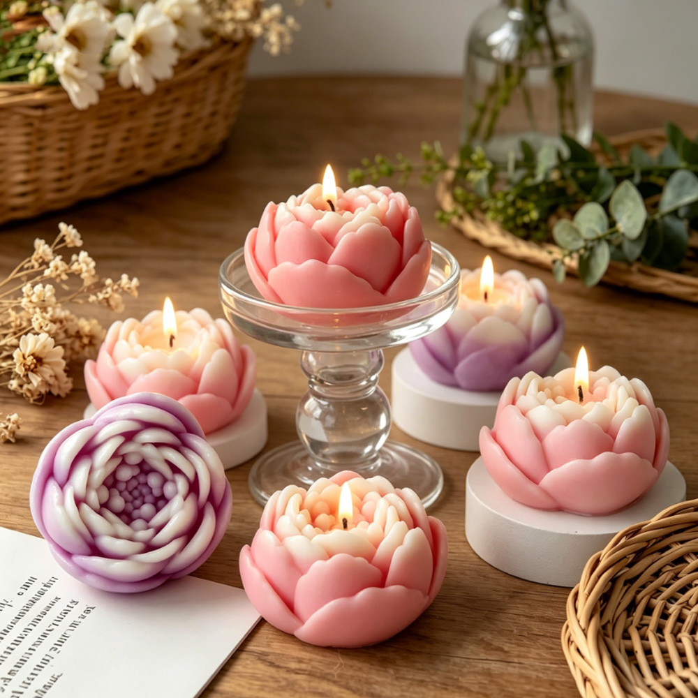 3D Flower Silicone Mold Peony  - Candle Making Tips ulasan dan harga