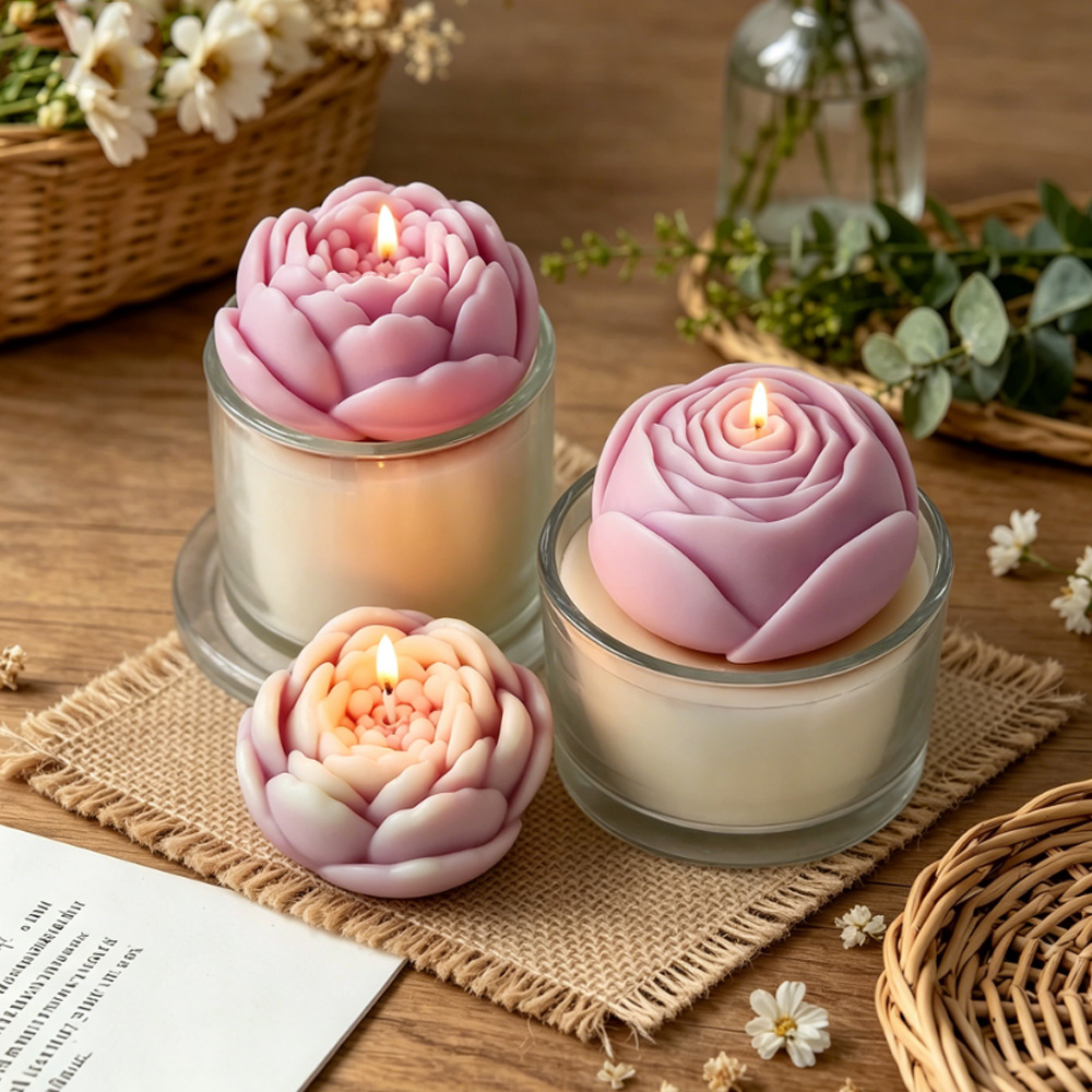 3D Flower Silicone Mold Peony  - Candle Making Tips ulasan dan harga
