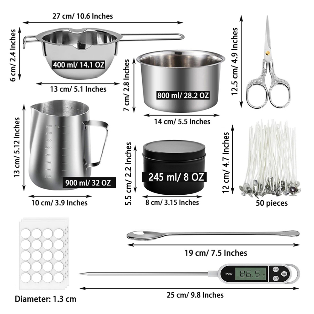 Glintmos DIY Candle Making Kit - Candle Making Kits ulasan dan harga