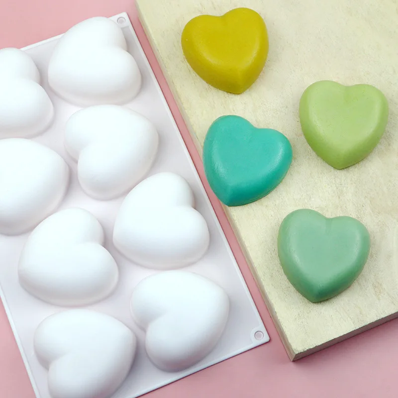 Love Heart Silicone Soap Mold  - Candle Making Workshop ulasan dan harga