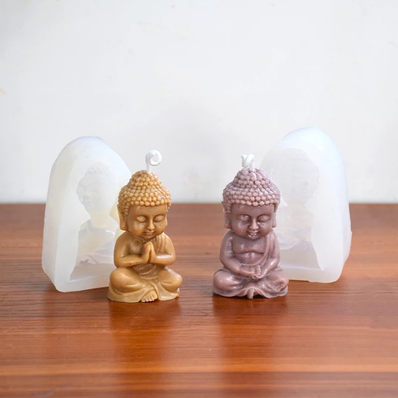 3D Buddha Silicone Candle Mold - Candle Making Process ulasan dan harga