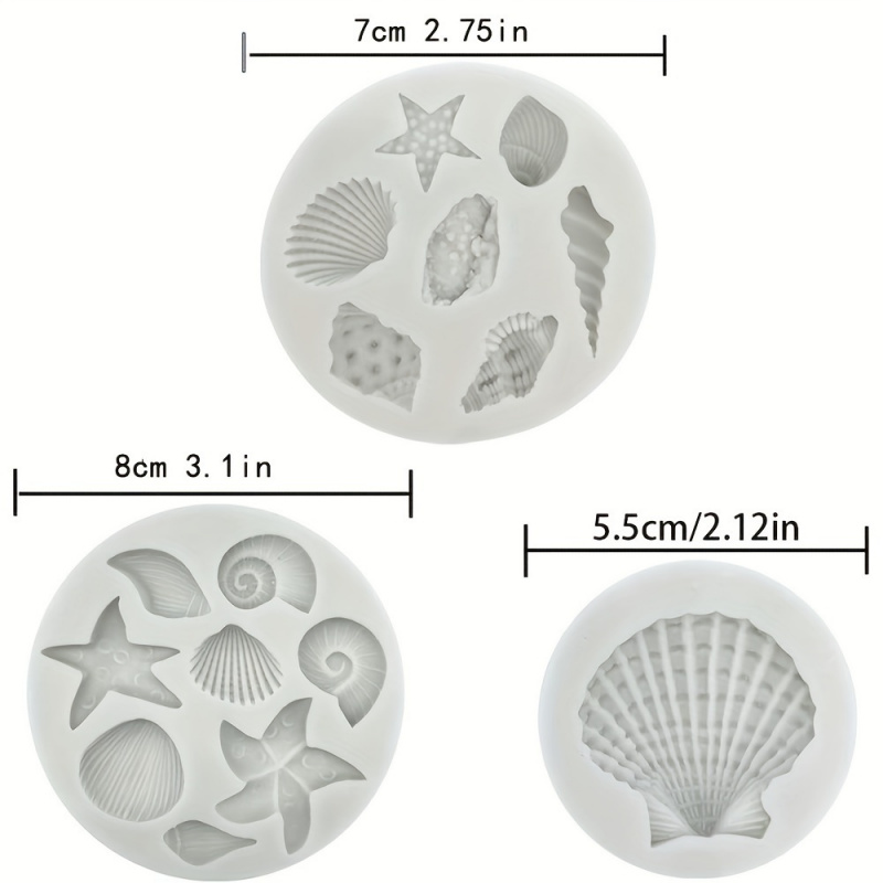 3pcs/set, Shell Mold Set, Irre - Candle Making Kits ulasan dan harga