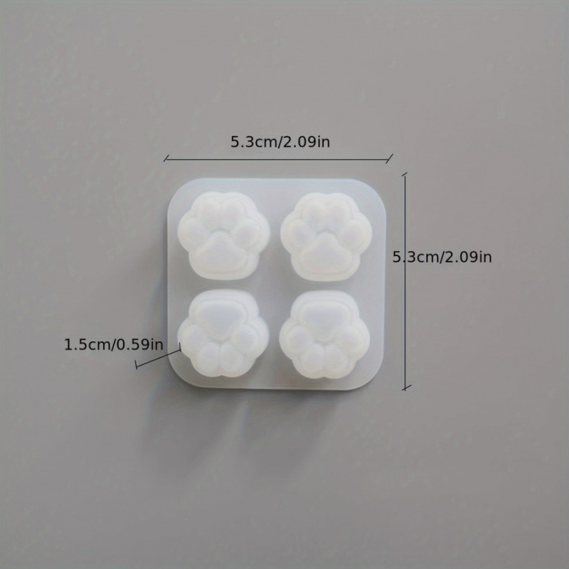 1Cat Paw Pattern Silicone Mold - Candle Making Kits ulasan dan harga