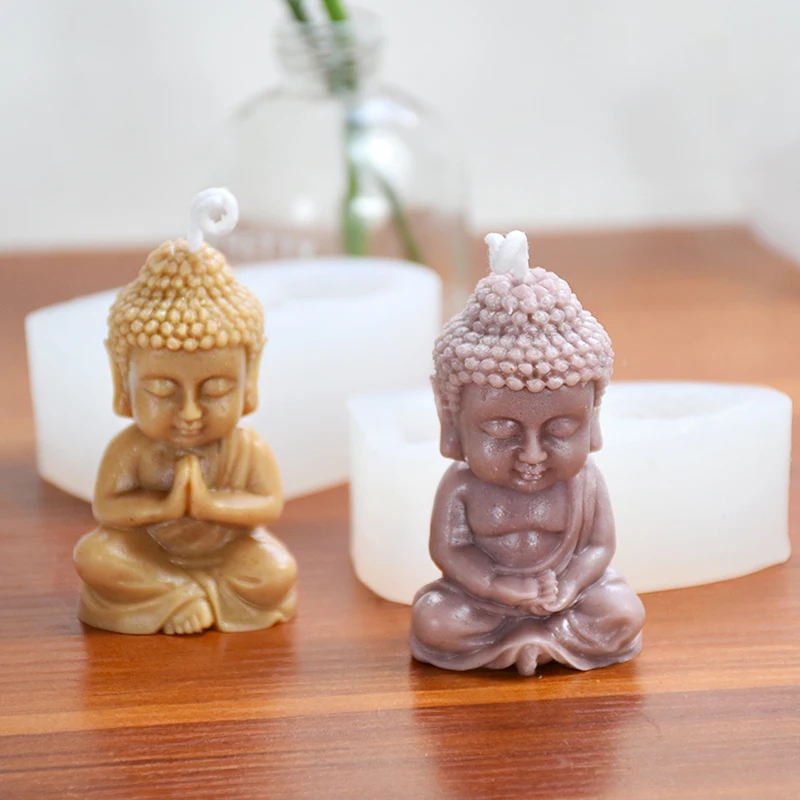 3D Buddha Silicone Candle Mold - Candle Making Process ulasan dan harga