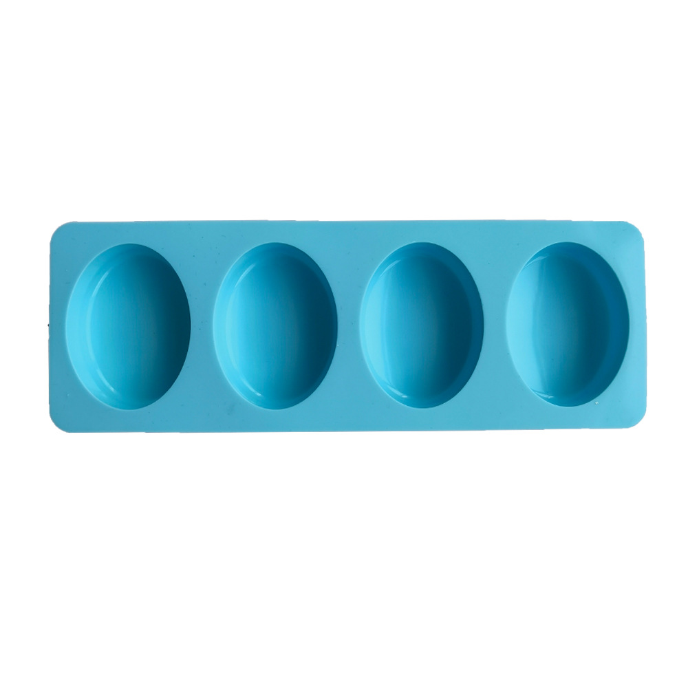 4 Cavities Oval Handmade Soap  - Candle Making Kits ulasan dan harga