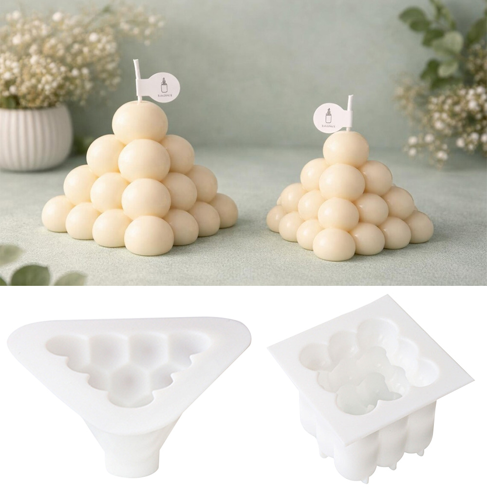 3D Bubble Cube Silicone Candle - Candle Making Kits ulasan dan harga